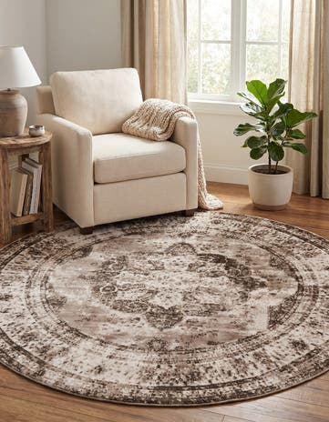 7' 10 x 7' 10 Monte Carlo Round Rug