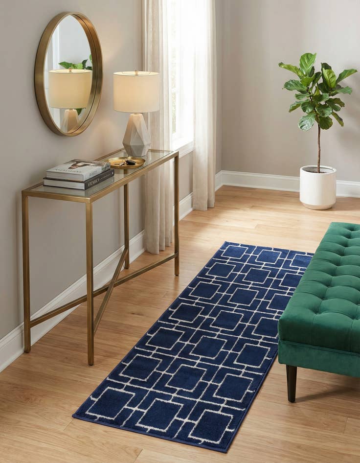 Detail image of 2' x 6' Marilyn Monroe&trade; Glam Deco Runner Rug