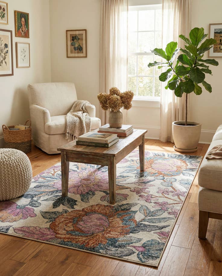 Detail image of 4' x 6' Blossom Rug