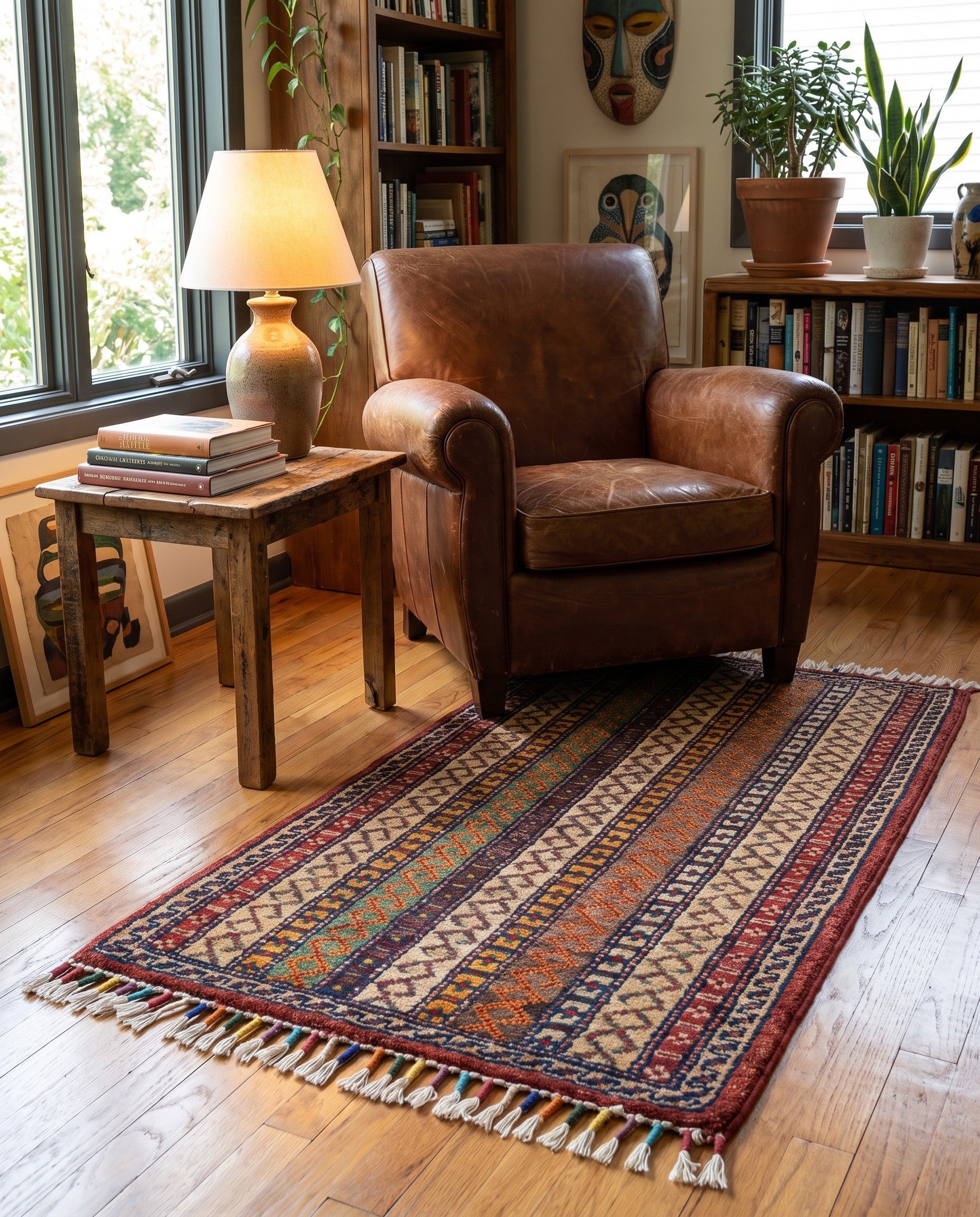 1' 8 x 3' 4 Hand Knotted Kazak Rug