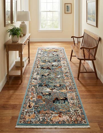 2' 7 x 9' Nain Design Runner Rug