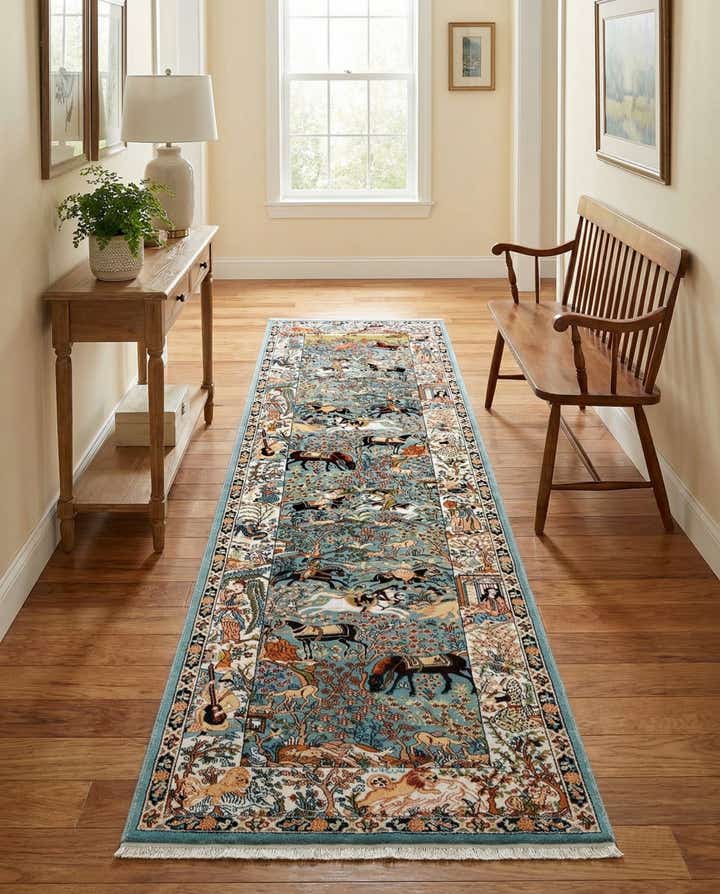 2' 7 x 9' Nain Design Runner Rug