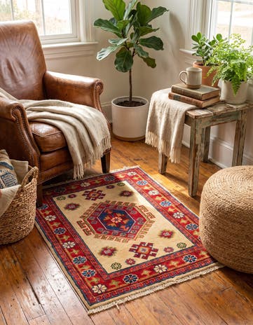 2' 1 x 2' 10 Hand Knotted Kazak Rug