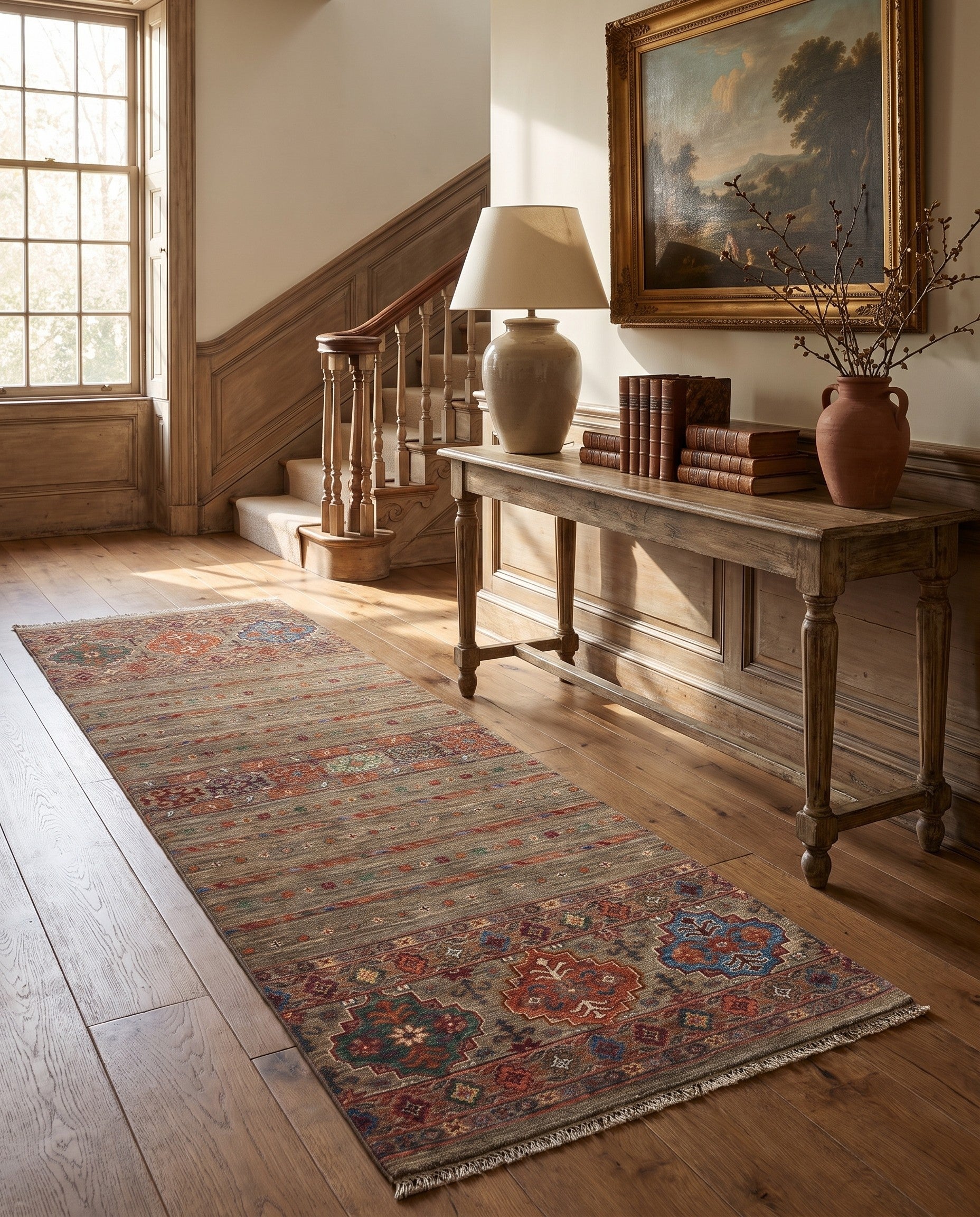 2' 5 x 6' 8 Hand Knotted Kazak Runner Rug