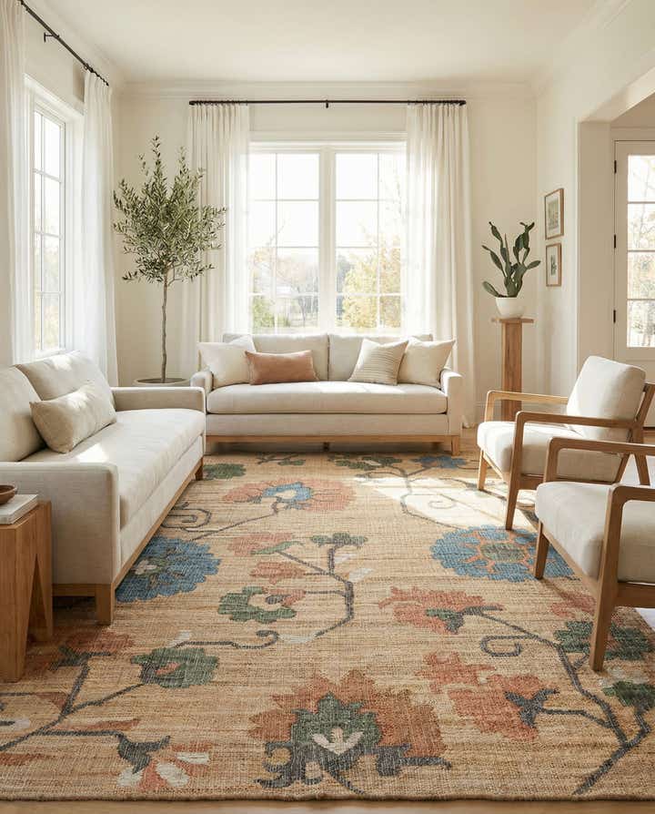 9' x 12' Hand Woven Kala Handwoven Jute Rug