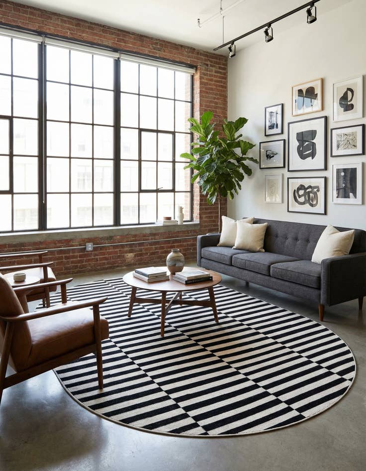 Detail image of 7' 10 x 10' Tribeca Oval Rug