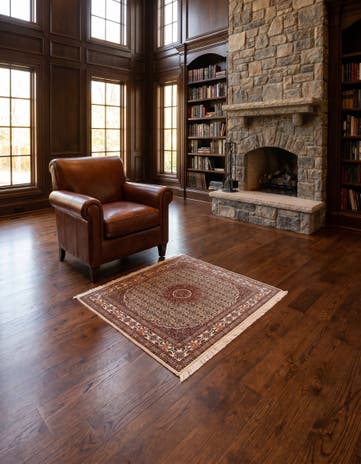 4' x 4' Mood Wool Square Rug