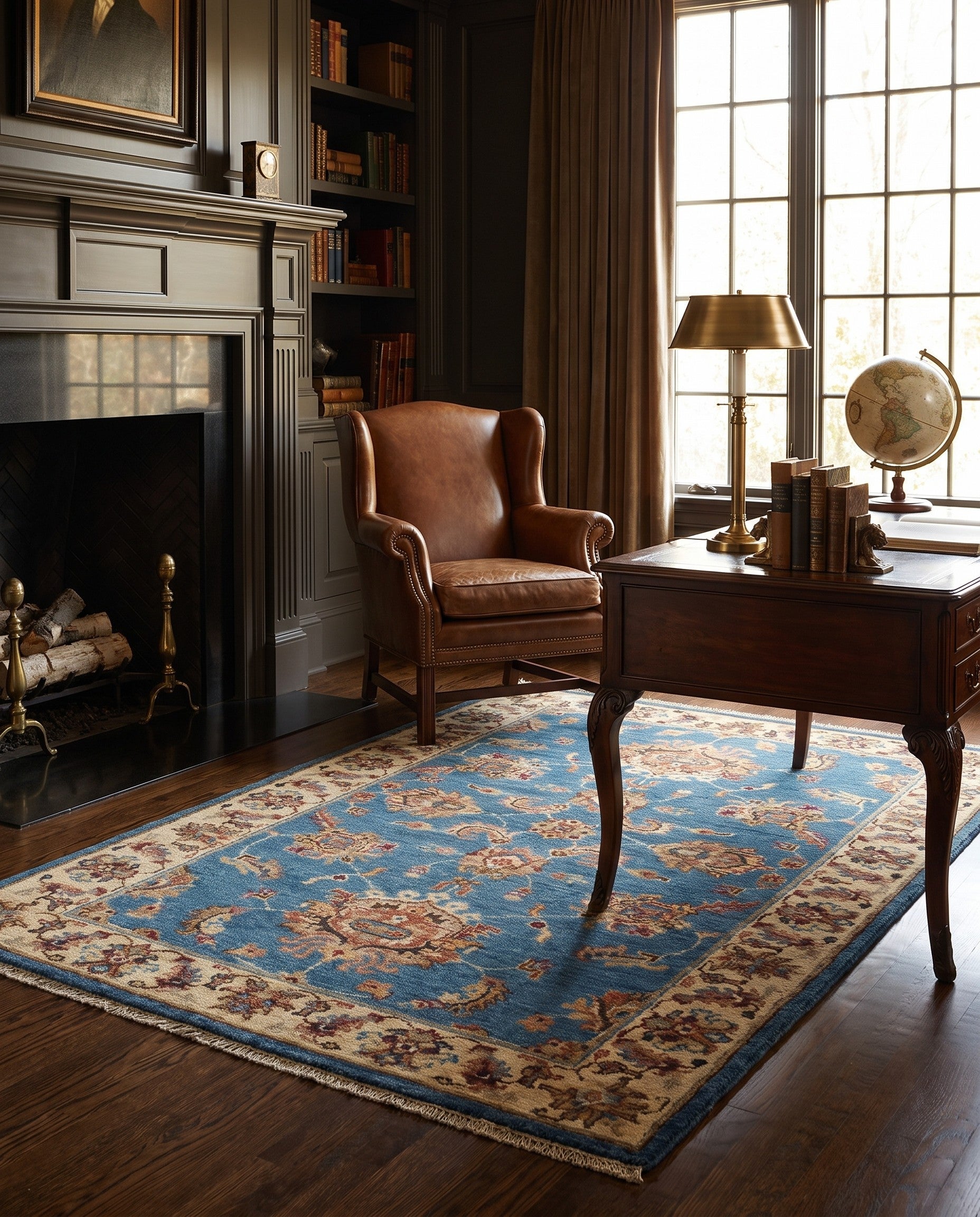 3' x 5' 1 Hand Knotted Ziegler Rug