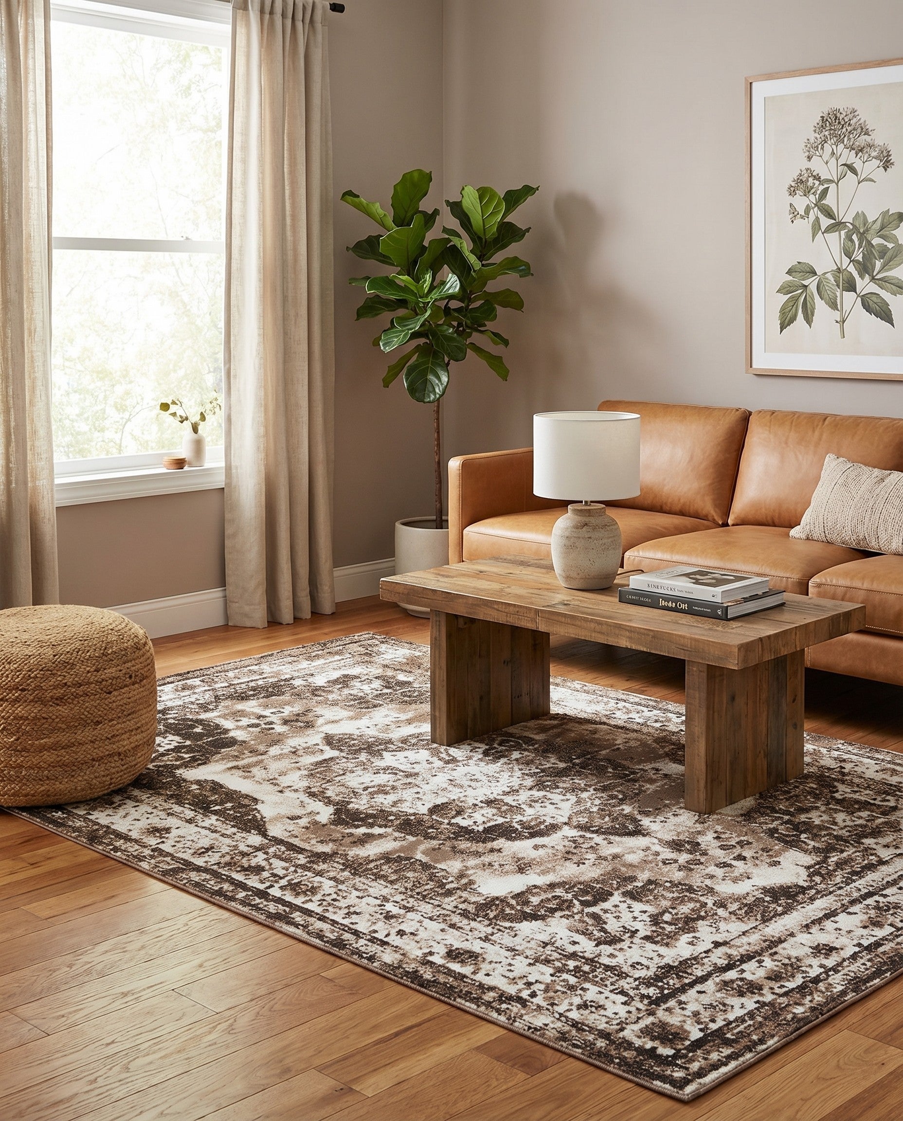 Primary image 6' x 9' Monaco Rug With Pad Bundle