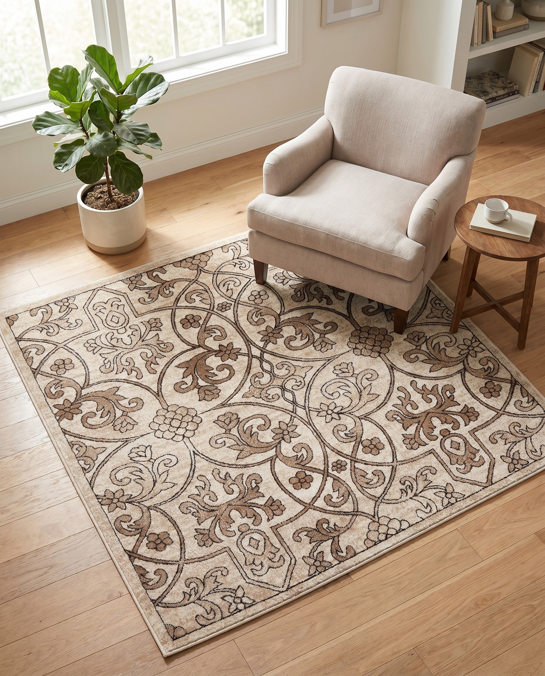 5' 3 x 5' 3 Himalaya Square Rug