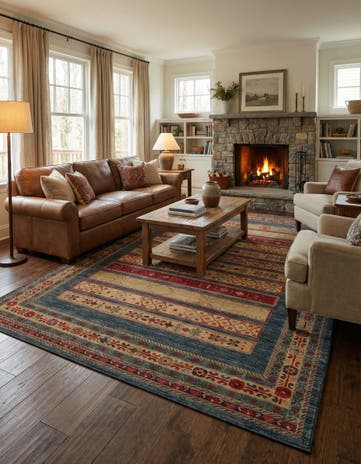 10' x 14' Kashkuli Gabbeh Rug