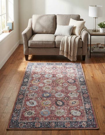 3' 6 x 5' 6 Washable Timeless Rug