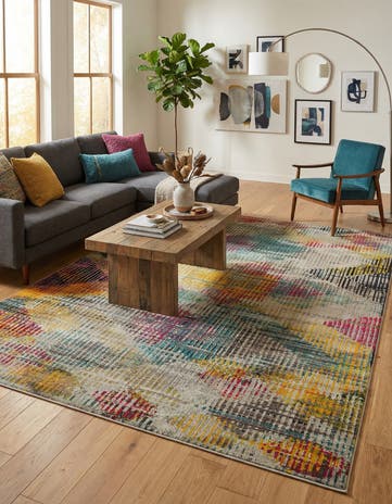 9' x 12' Washable Theia Rug