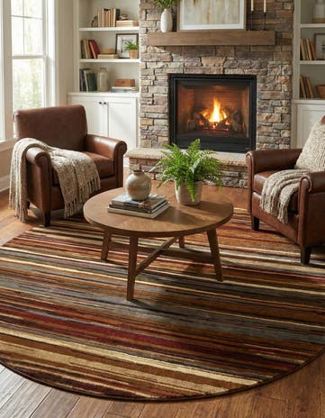 7' 10 x 7' 10 Cafe Round Rug