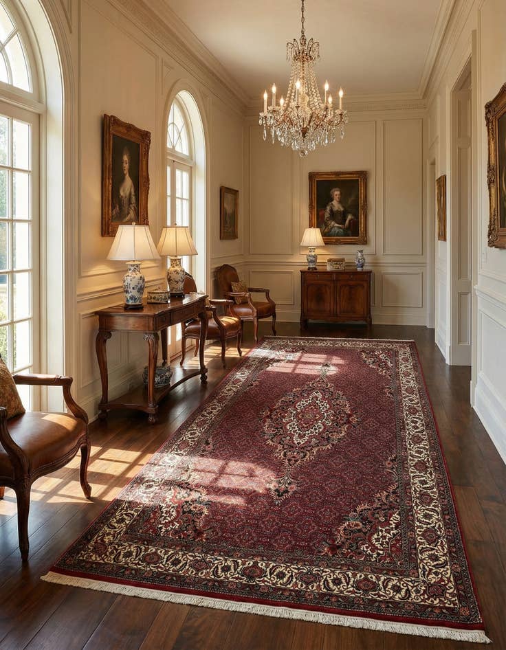 Detail image of 6' 6 x 10' 9 Bidjar Wool Runner Rug