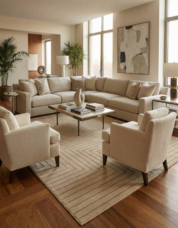 Detail image of 10' x 14' Contour Rug