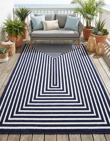 5' x 8' Easy-Clean Sabrina Soto Prescott Indoor / Outdoor Rug
