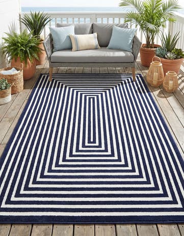 5' x 8' Easy-Clean Sabrina Soto Prescott Indoor / Outdoor Rug