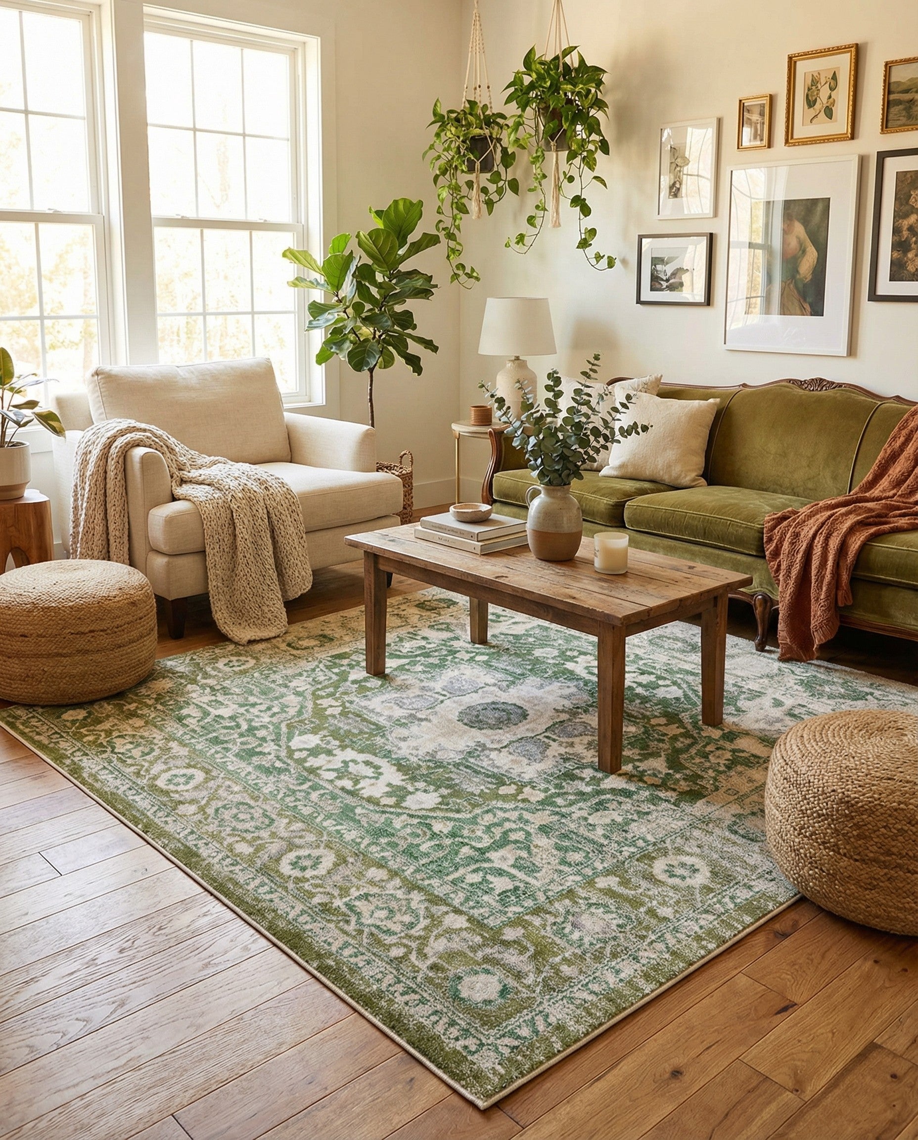 8' x 8' Madeline Vintage Square Rug