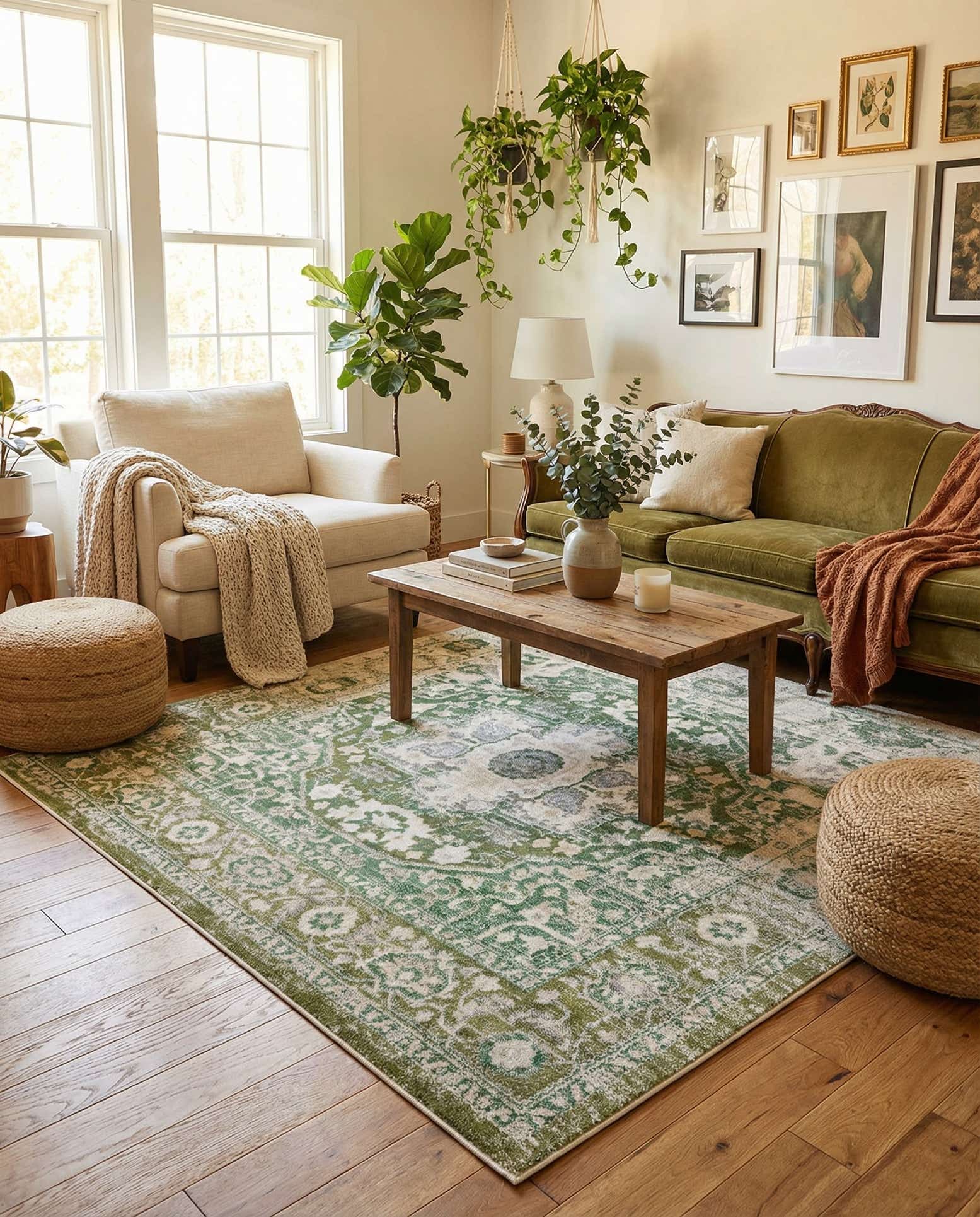 8' x 8' Madeline Vintage Square Rug