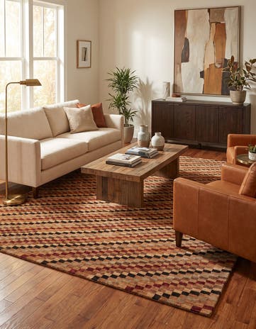 8' 11 x 11' 3 Hand Knotted Ziegler Modern Rug