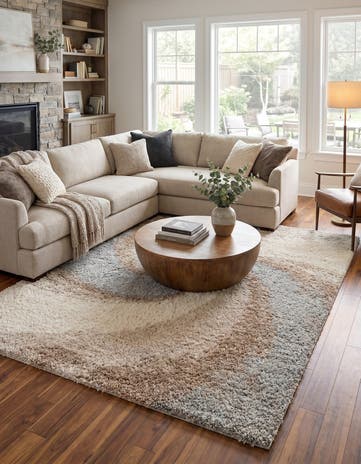 9' x 12' Soft Touch Shag Rug