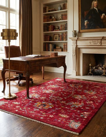 4' 3 x 5' 11 Hand Knotted Ariana Ziegler Rug
