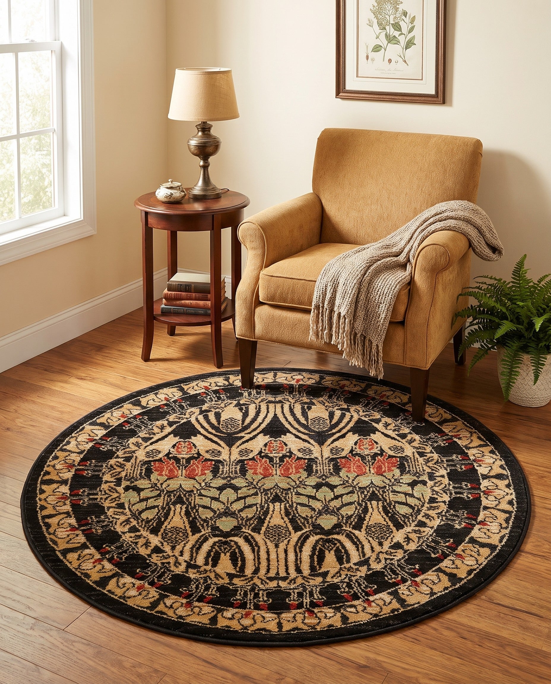 95cm x 95cm Kensington Round Rug