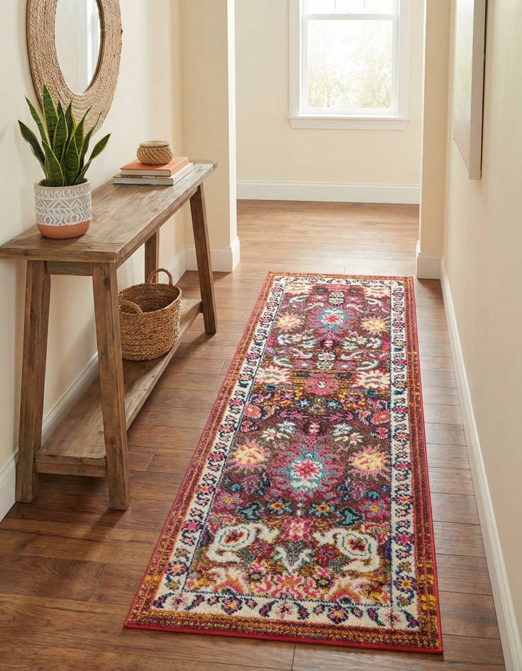 Detail image of 2' 2 x 6' 9 Washable Palazzo Runner Rug