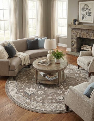 7' 10 x 7' 10 Madeline Round Rug