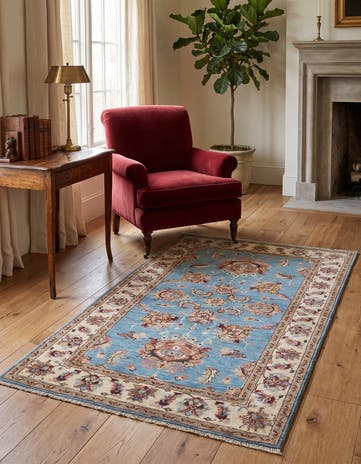 3' 1 x 4' 11 Hand Knotted Ziegler Rug