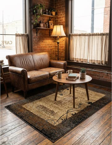 3' x 5' 3 Cafe Rug