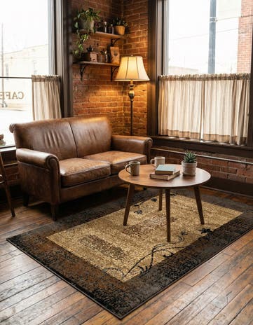3' x 5' 3 Coffee Shop Rug