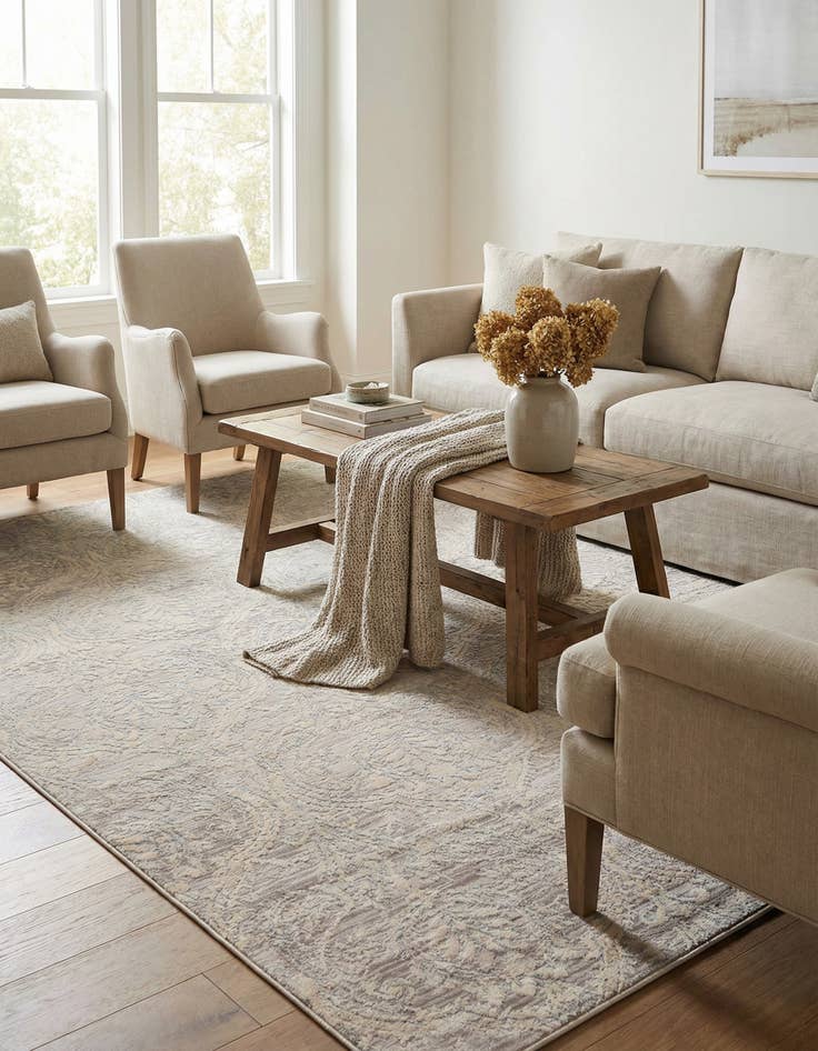 Detail image of 5' x 8' Victoria Rug