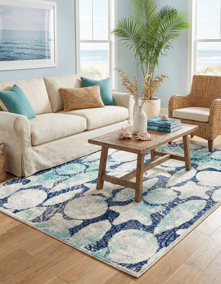 Detail image of 5' 3 x 8' Ariel Rug