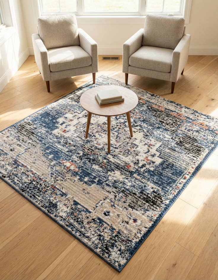 Detail image of 6' x 6' Tucson Square Rug