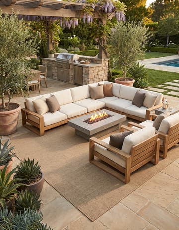 10' x 14' 1 Easy-Clean Solid Indoor / Outdoor Rug