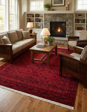 9' x 12' Bokhara Rug