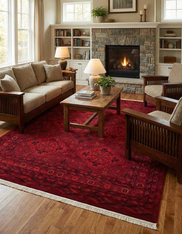 9' x 12' Bokhara Rug