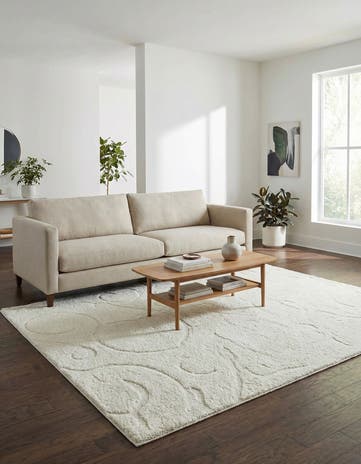 8' x 10' Lattice Shag Rug