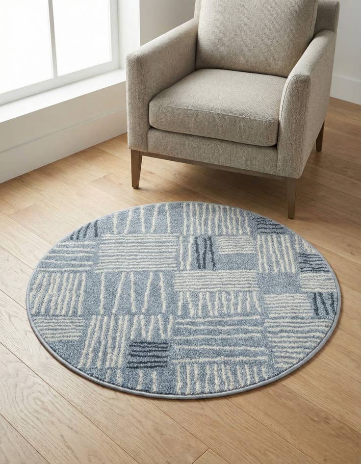 Detail image of 3' x 3' Hanahan Round Rug