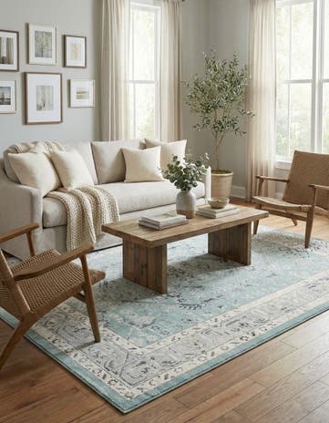 Aqua Aurelia Rug