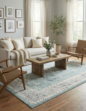 Aqua Aurelia Rug