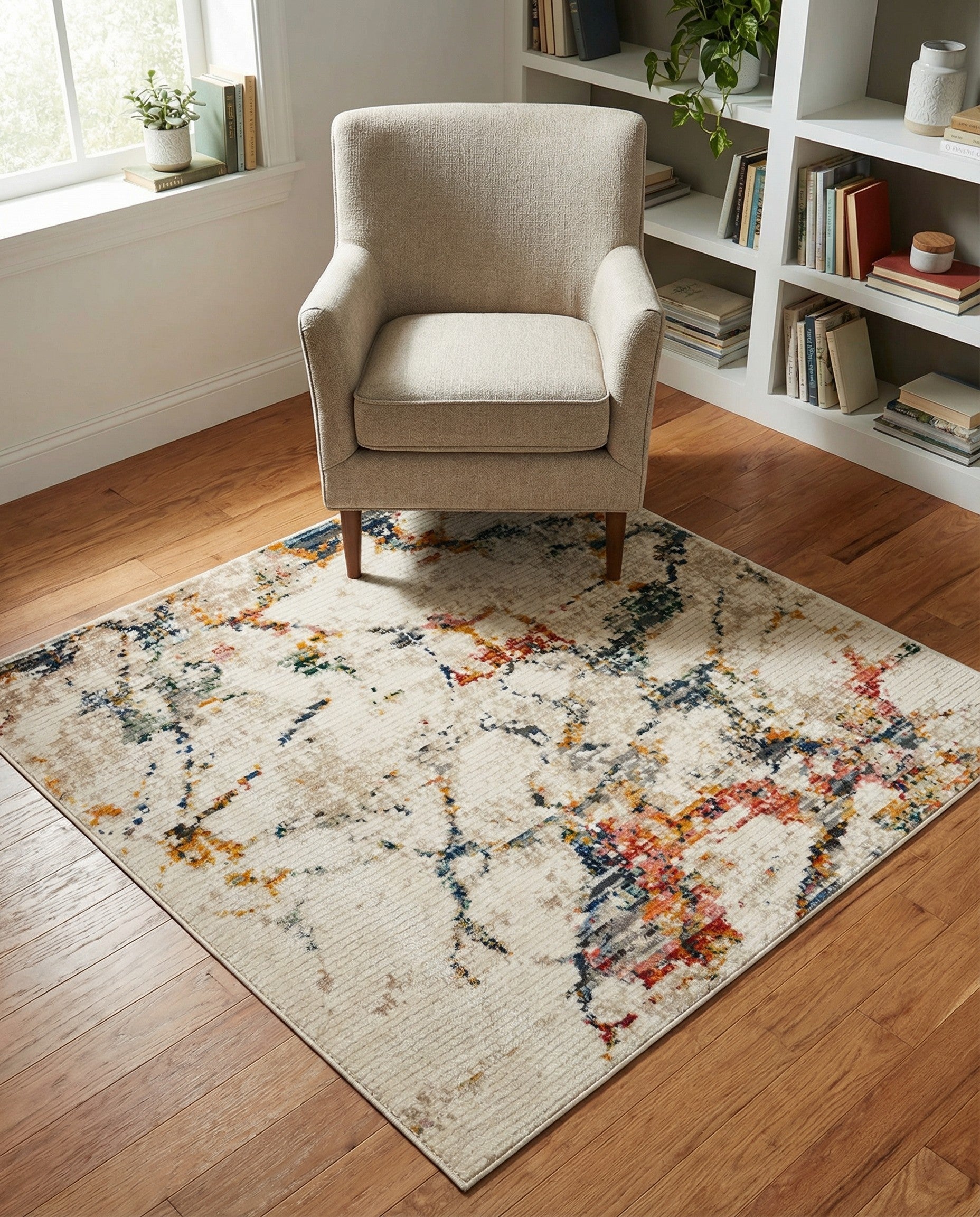 4' x 4' Gemstone Square Rug
