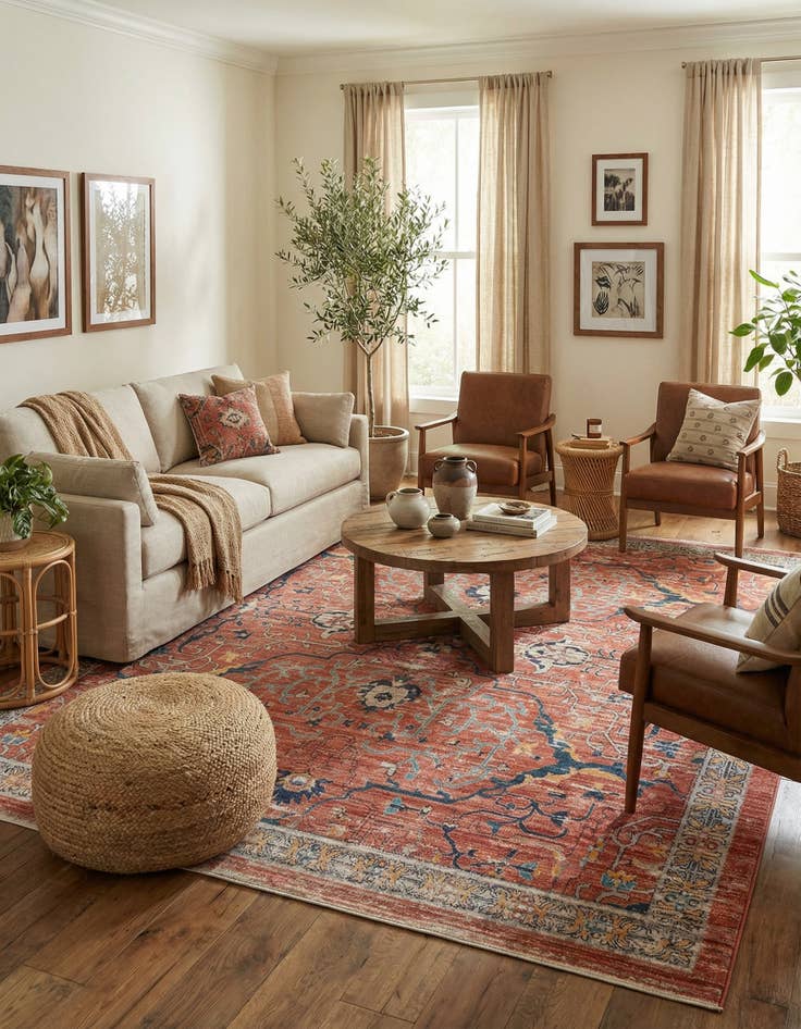 Detail image of 10' x 10' Lola Square Rug