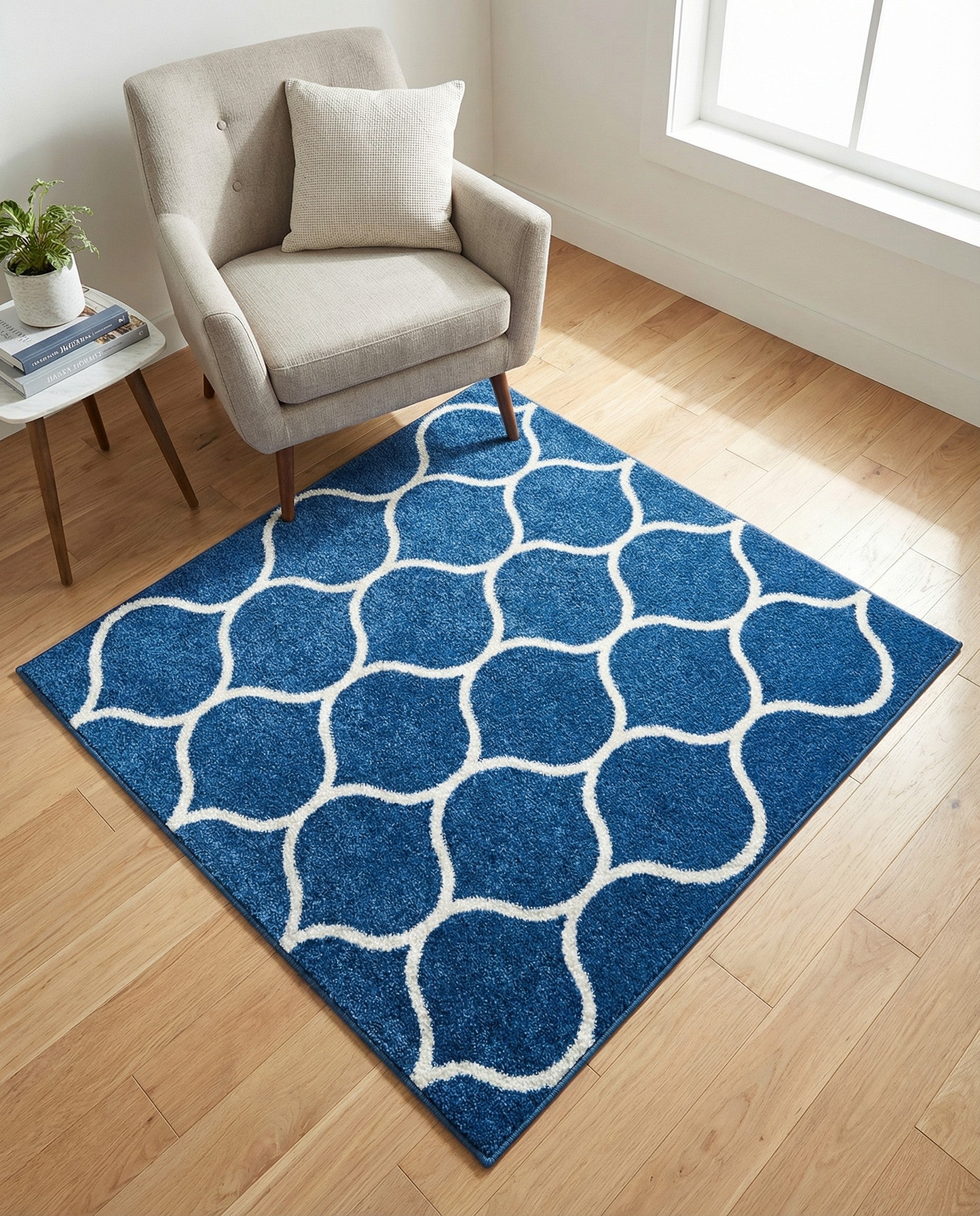Primary image 3' x 3' Trellis Frieze Square Rug