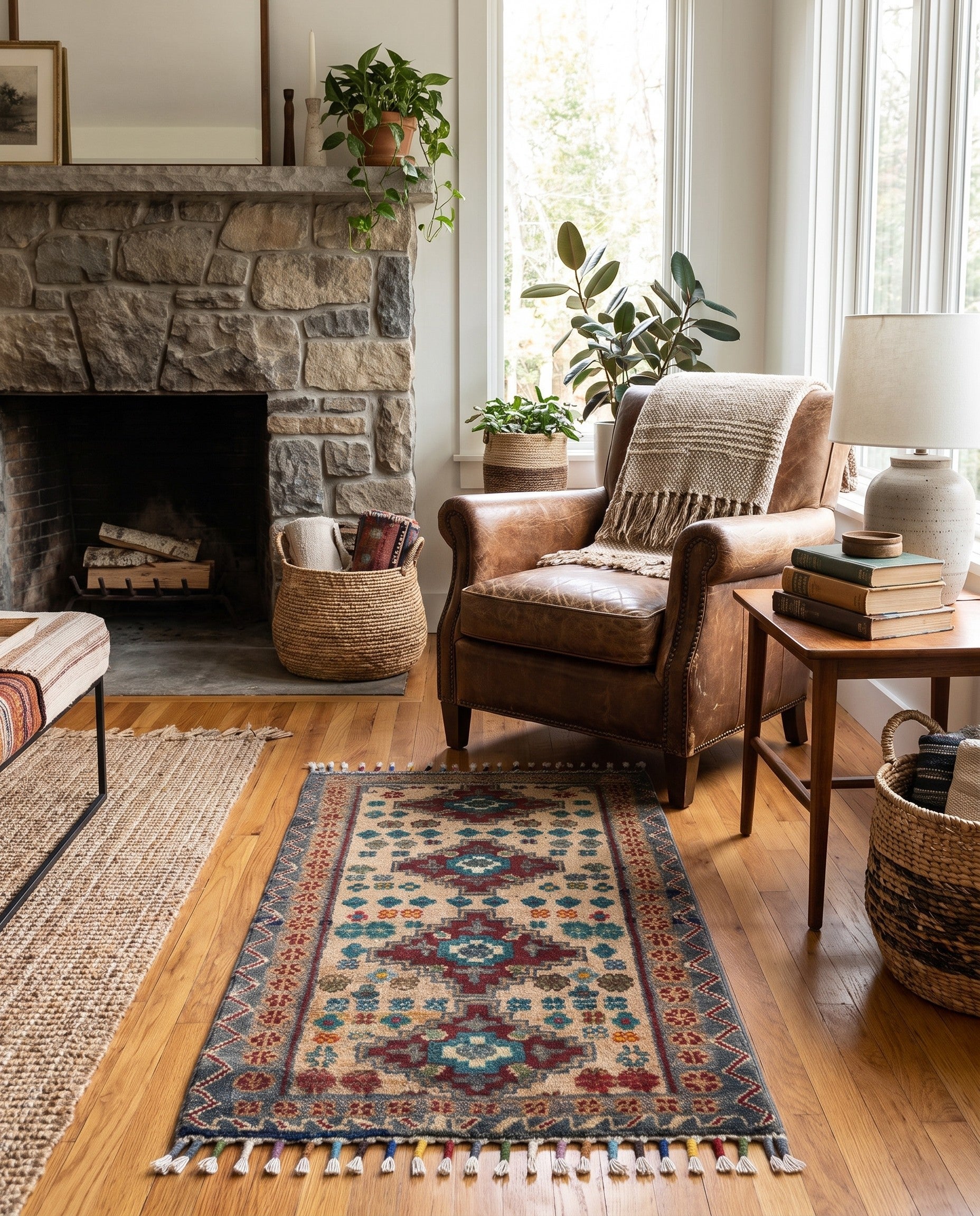 1' 8 x 3' 3 Hand Knotted Ariana Ziegler Rug
