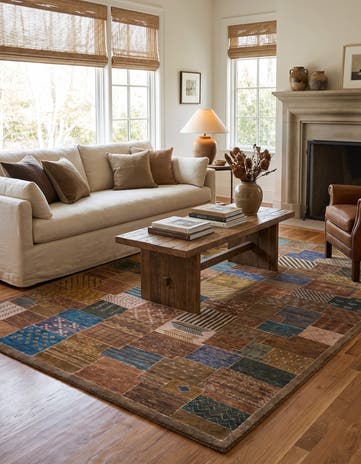 5' 3 x 7' 1 Hand Knotted Ziegler Modern Rug