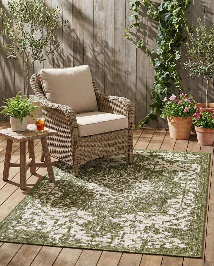 3' x 5' 3 Easy-Clean Jill Zarin Dubai Indoor / Outdoor Rug