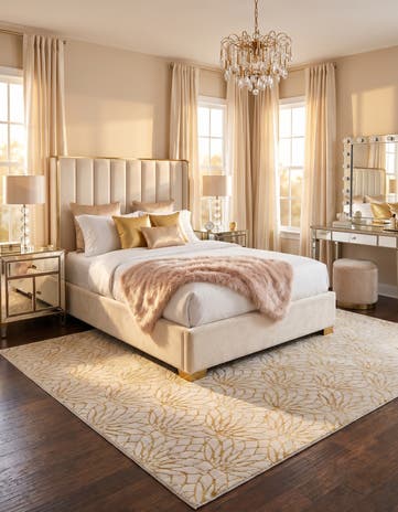 7' 10 x 10' Marilyn Monroe™ Glam Dahlia Rug